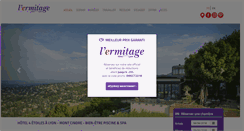 Desktop Screenshot of ermitage-college-hotel.com